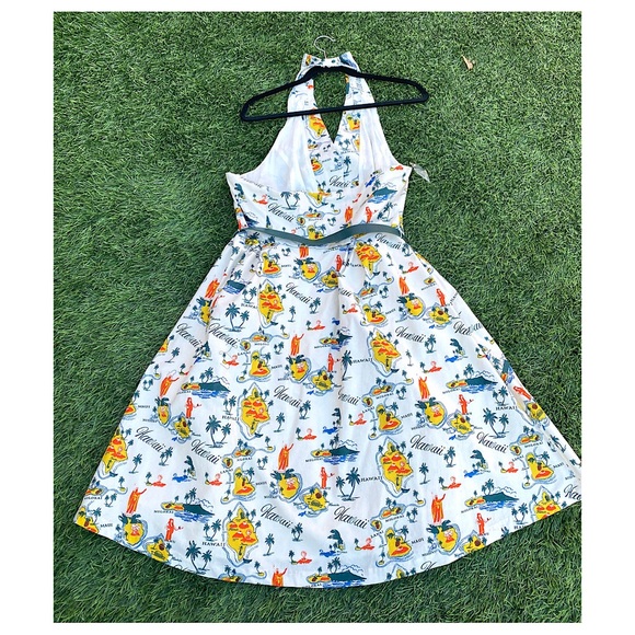 ✨FINAL PRICE✨ NWOT-Sz XL-Hawaii Island Halter dress with pockets 🌴😍 - Picture 5 of 15
